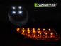 Preview: LED Tagfahrlicht Design Scheinwerfer für Porsche Boxster 986 / 911 996 96-04 chrom mit LED Blinker